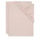 Cearsaf cu elastic Jollein Jersey Wild Rose, 120x60 cm, 2 buc. foto