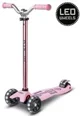 Trotineta Micro Maxi Deluxe Pro LED Rose foto
