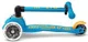 Trotineta pliabila Micro Mini Deluxe Foldable LED Ocean Blue