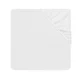 Cearsaf cu elastic impermeabil Jollein Terry White, 120x60 cm foto