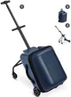 Troller Micro Ride On Luggage Eazy Weekender Dark Blue