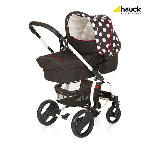 Коляска Hauck all in one Malibu XL Dots Black