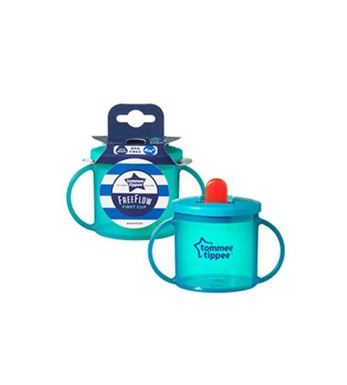 Чашка-непрливайка Tommee Tippee Freeflow First Cup (4+ мес.), 190 мл