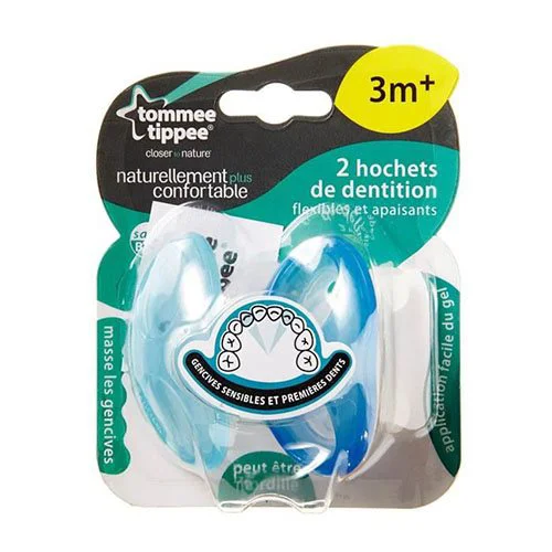 Inel Gingival Tommee Tippee Albastru Etapa 1 (3+ luni), 2 buc.