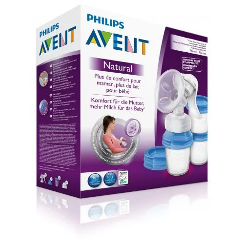 Молокоотсос Philips AVENT ручной с контейнерами foto