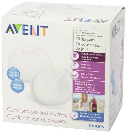 Вкладыши для бюстгальтера дневные Philips AVENT, 30 шт.