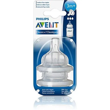 Соски силиконовые Philips AVENT Classic, 6 размеров, 2 шт. foto