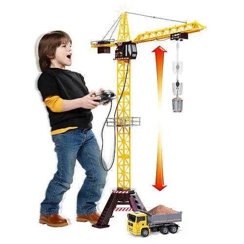 Mega macara Dickie cu telecomanda, 100 cm foto