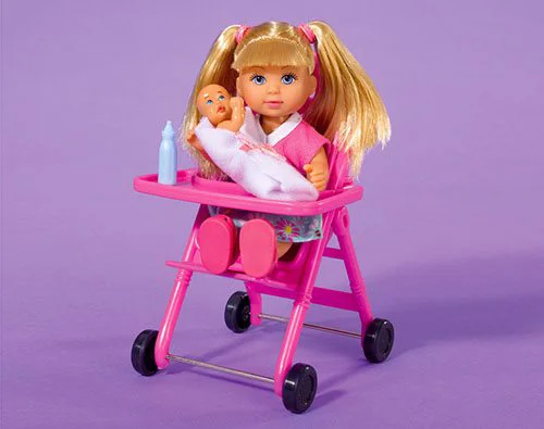 Set de jucarie Simba Steffi, Familie fericita, 30 cm foto