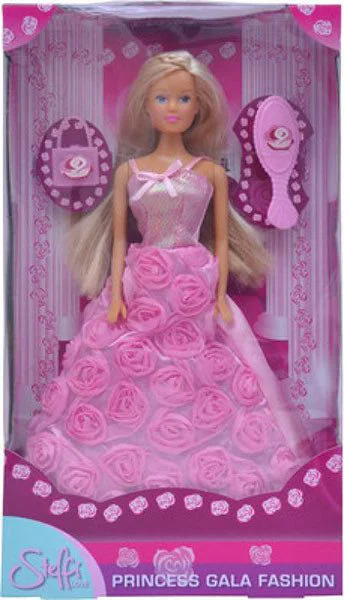 Papusa Simba Steffi in rochie eleganta, 2 modele foto