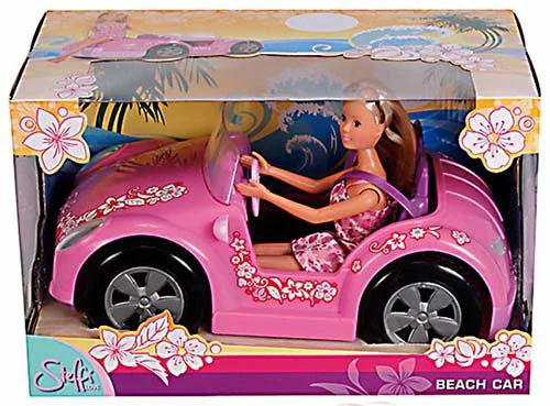 Papusa Simba Steffi Beach Car foto