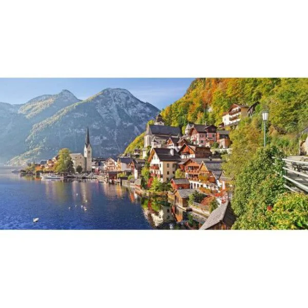 Puzzle Castorland Hallstatt Austria, 4000 piese foto