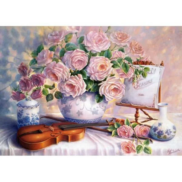Puzzle Castorland Roses for the Soiree, 3000 piese foto