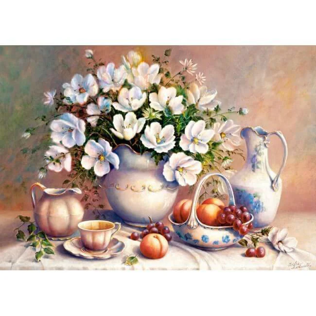 Puzzle Castorland The Guilded Vase, Trisha Hardwick, 2000 piese foto