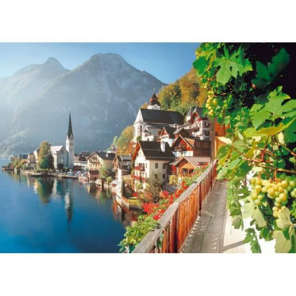 Puzzle Castorland Hallstatt, Austria, 2000 piese foto