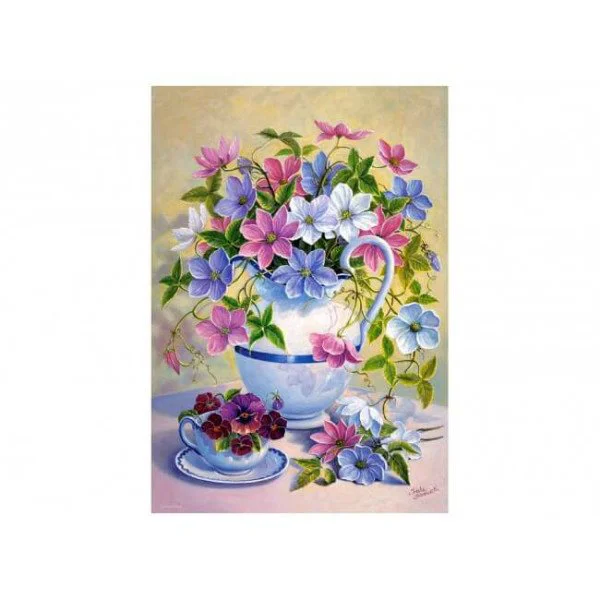 Puzzle Castorland Clematis, Trisha Hardwick, 1500 piese foto