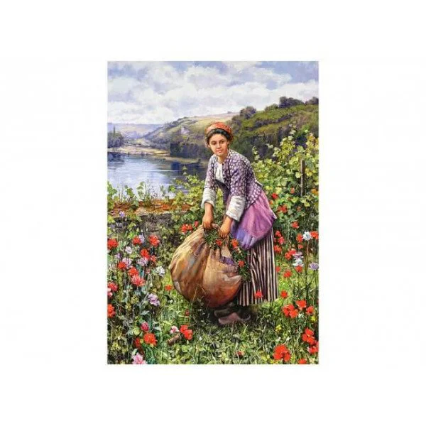 Пазл Касторланд The Grass Cutter, Daniel Ridgway Knight, 1500 эл. foto