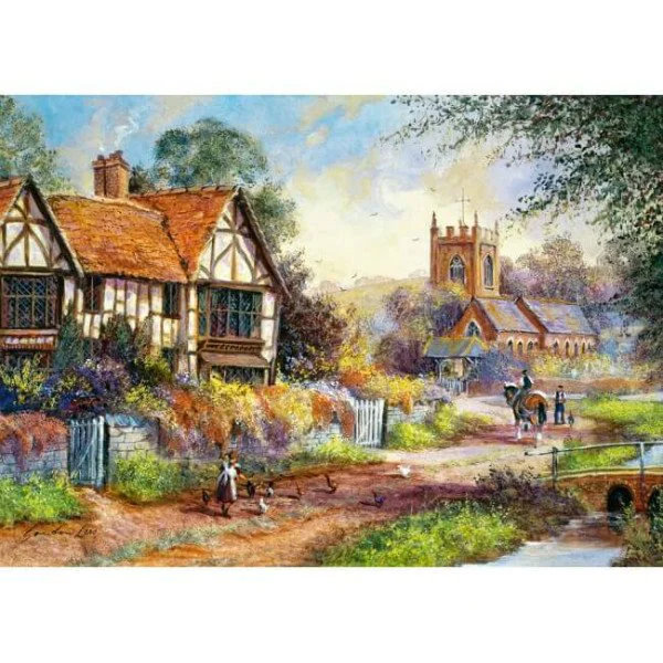 Puzzle Castorland Village Charms, 1500 piese foto