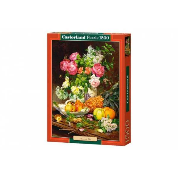 Puzzle Castorland Roses in a Vase, 1500 piese foto