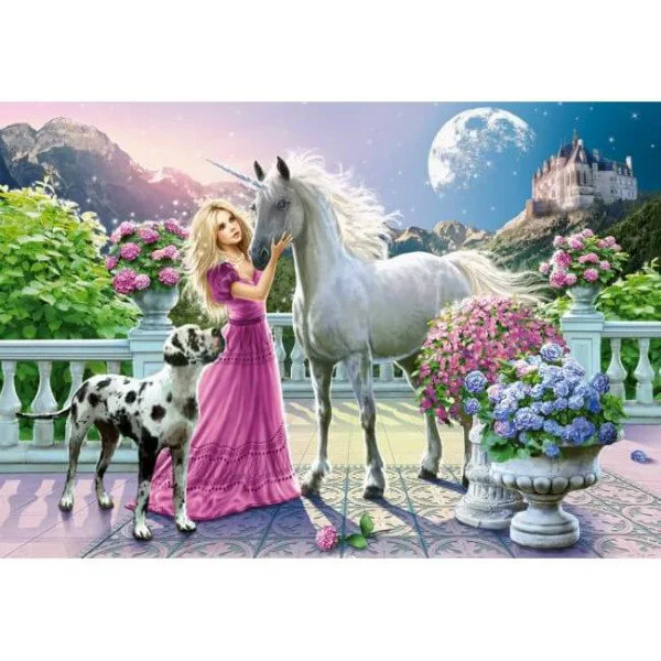 Puzzle Castorland My Friend Unicorn, 1500 piese foto