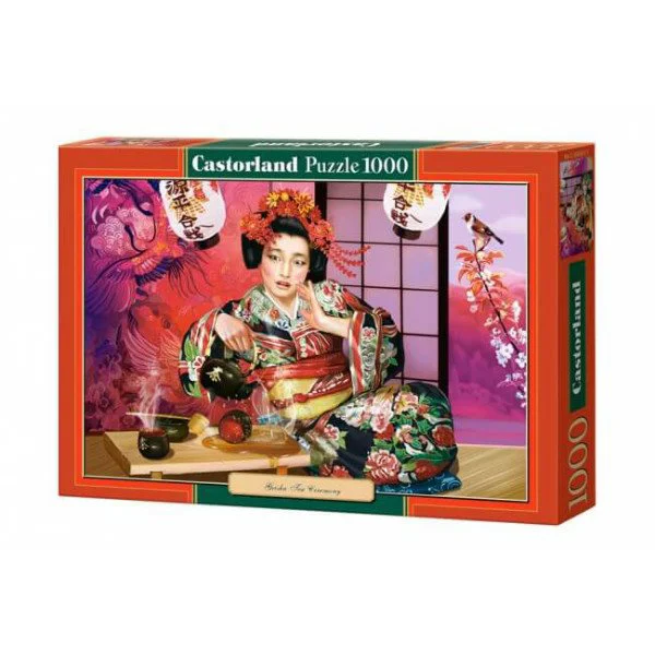 Puzzle Castorland Geisha Tea Ceremony, 1000 piese foto