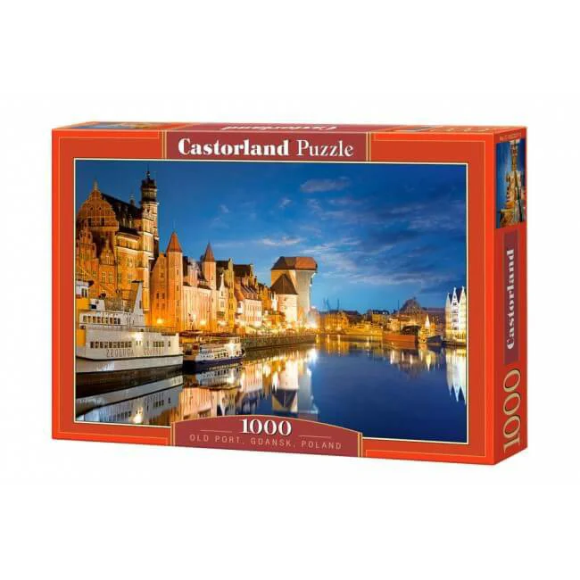 Puzzle Castorland Old Port, Gdansk, Poland, 1000 piese foto