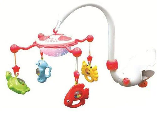 Карусель музыкальная на кроватку Baby Mix с подсветкой foto