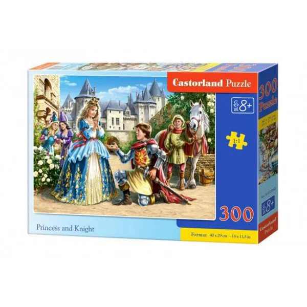 Puzzle Castorland Princess and Knight, 300 piese foto
