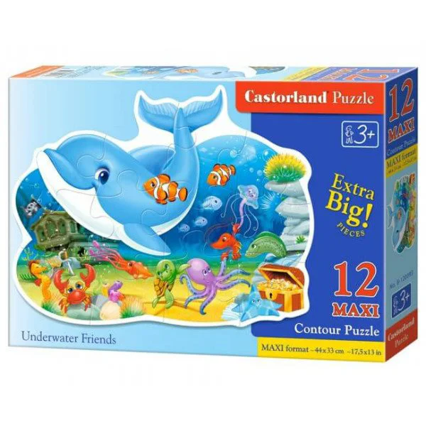 Puzzle Castorland Underwater Friends, 12 piese foto