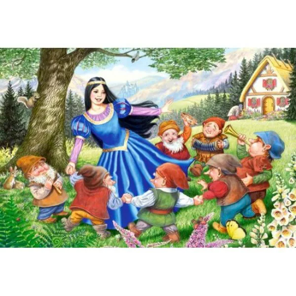 Puzzle Castorland Snow White and the Seven Dwarfs, 40 piese foto