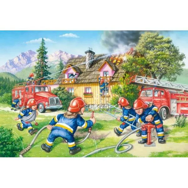 Puzzle Castorland Fire Brigade, 40 piese foto