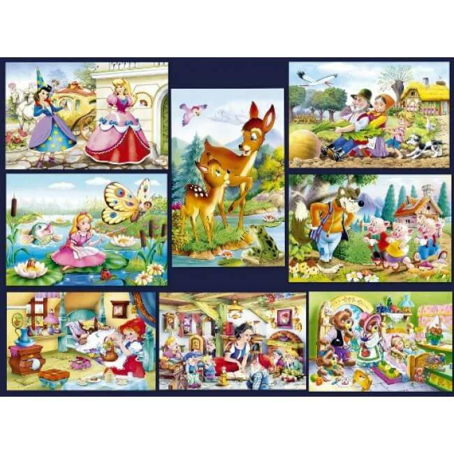 Puzzle Castorland Povesti, 80 MINI piese foto