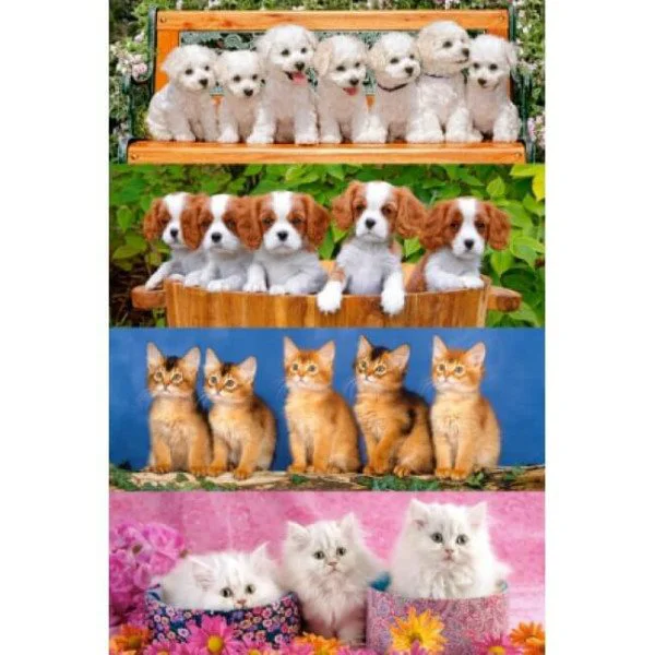 Puzzle Castorland Animals, 105 MINI piese foto
