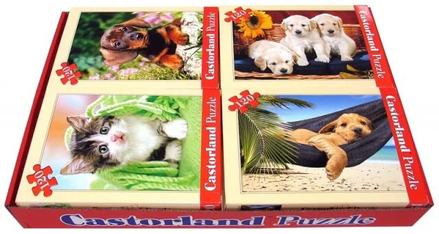 Puzzle Castorland Animals, 120 MINI piese foto