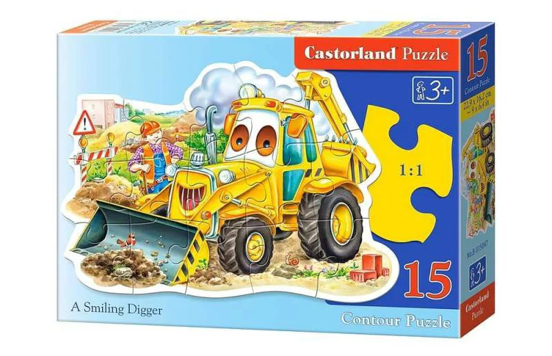 Puzzle Castorland A Smiling Digger, 15 MIDI piese foto