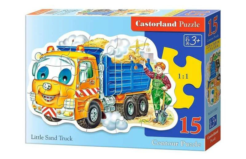 Puzzle Castorland Little Sand Truck, 15 MIDI piese foto
