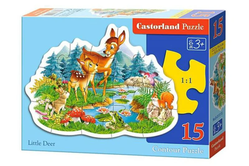 Puzzle Castorland Little Deer, 15 MIDI piese foto