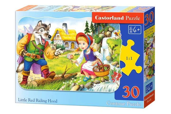 Puzzle Castorland Little Red Riding Hood, 30 MIDI piese foto
