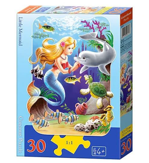 Puzzle Castorland Mica sirena, 30 MIDI piese foto
