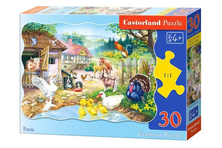 Puzzle Castorland Farm, 30 MIDI piese foto