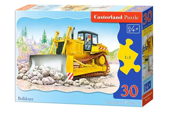 Puzzle Castorland Buldozer, 30 MIDI piese foto