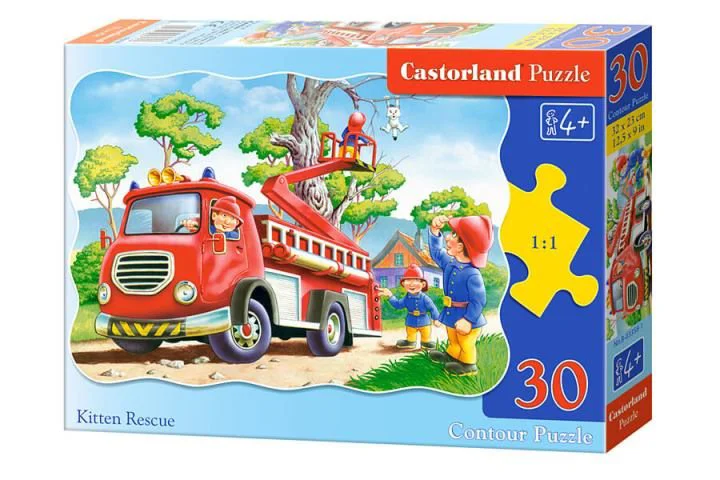 Puzzle Castorland Kitten rescue, 30 MIDI piese foto