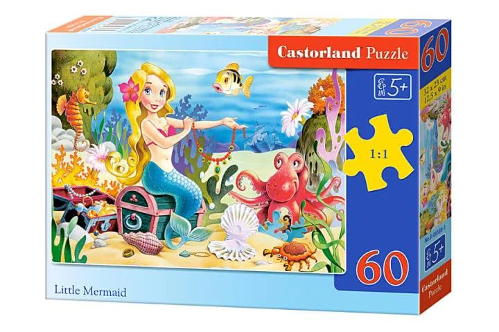 Puzzle Castorland Mica Sirena, 60 MIDI piese foto