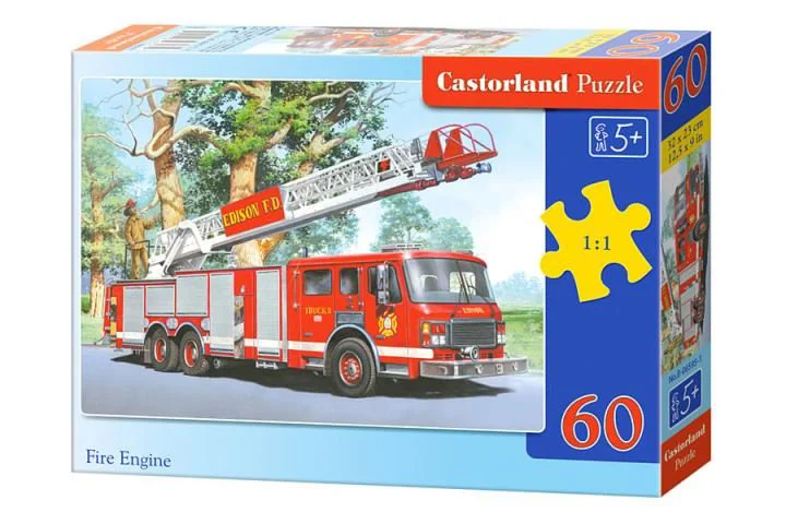 Puzzle Castorland Fire Engine, 60 MIDI piese foto
