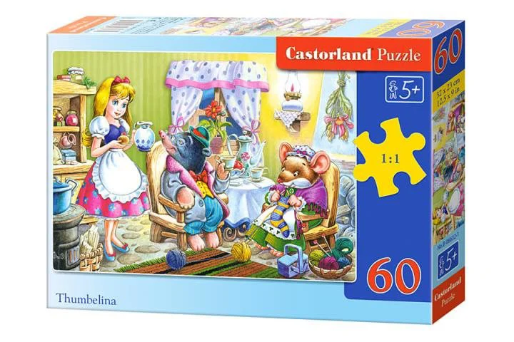 Puzzle Castorland Thumbelina, 60 MIDI piese foto