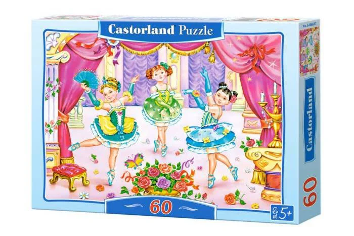 Puzzle Castorland Little Ballerinas, 60 MIDI piese foto