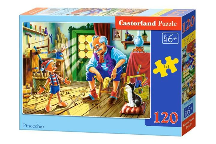 Puzzle Castorland Pinocchio, 120 MIDI piese foto