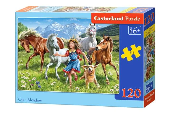 Puzzle Castorland On a Meadow, 120 MIDI piese foto