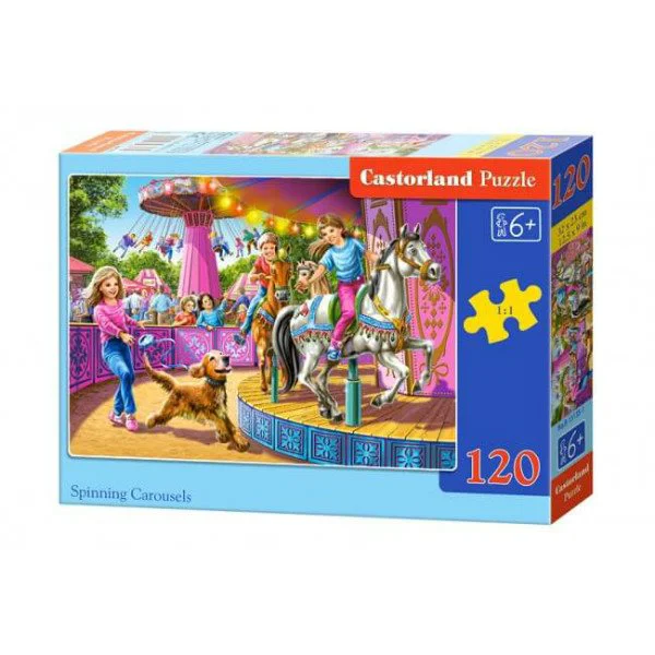 Puzzle Castorland Spinning Carousels, 120 MIDI piese
