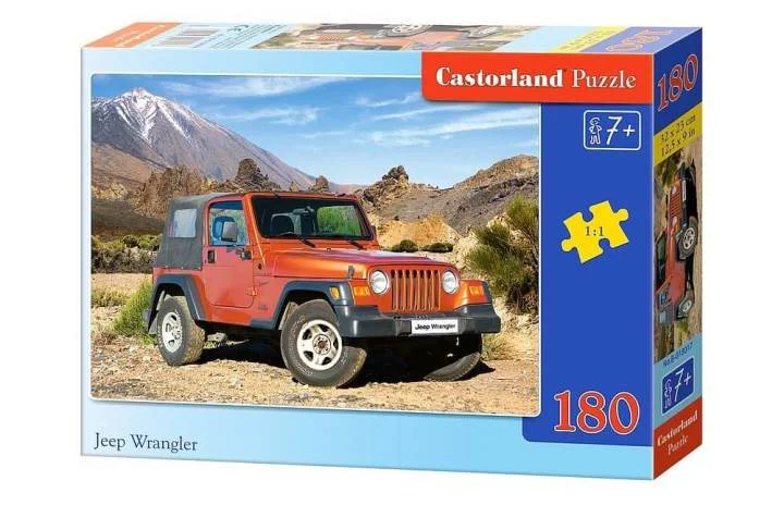 Puzzle Castorland Jeep Wrangler, 180 MIDI piese foto
